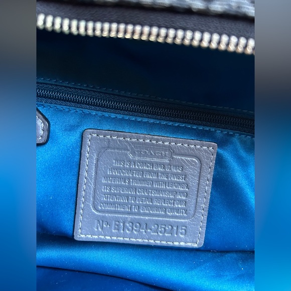 Coach Madison 25215 OP Art Needle Point Satchel Top Handle Bag Purse - Picture 8 of 13